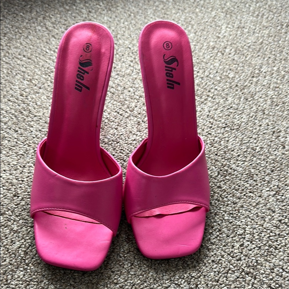 SHEIN Women's Pink Heels